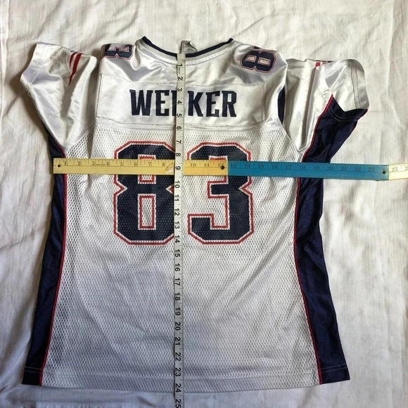 Patriots Jersey Welker 83 Women Size L - Picture 2 of 3